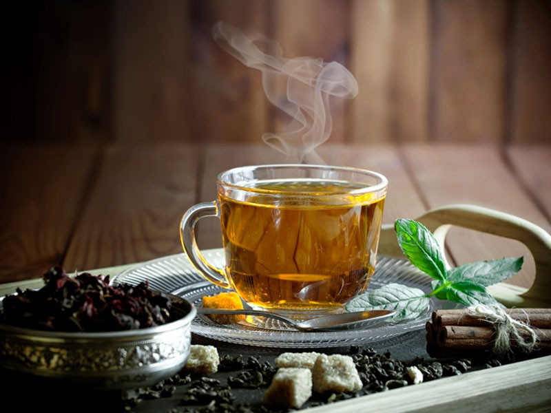درمان خانگی گلودرد - sore throat herbal tea - تریتا